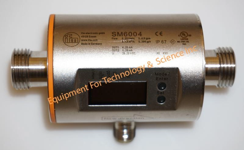 IFM SM6004 Magnetic Inductive Flowmeter 0.1 to 25GPM (2798)