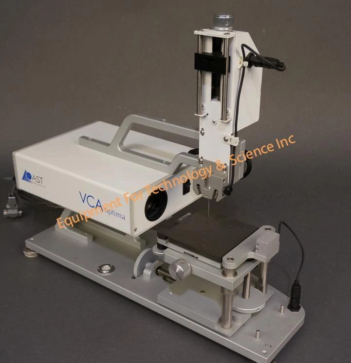 AST Products VCA Optima XE Contact Angle Goniometer with motorized