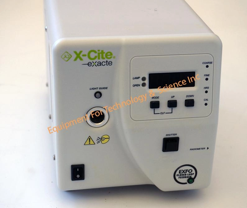 EXFO X-Cite Exacte flourescence light source with 2 fiber guides and microscope adaptor (3092)