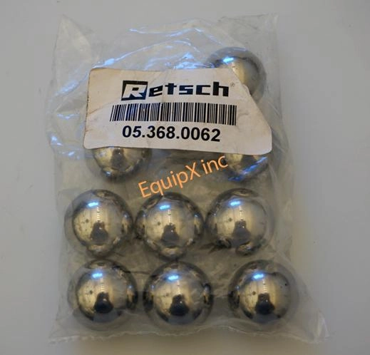 Retsch 05.368.0062 Stainless Steel Grinding Ball for PM 100/PM 200/PM 400 Planetary Ball Mill, 20mm Diameter (3503)