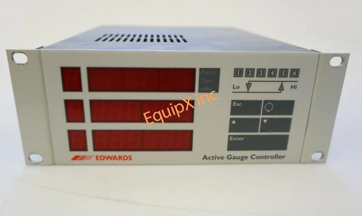 Edwards Active Gauge Controller with Pirani Gauge and ASG2000 Active Strain Gauge