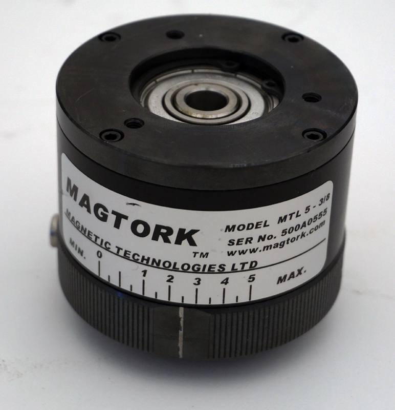 Magtork magnetic clutch with range of 0.18-5.0 lb-in (3766)