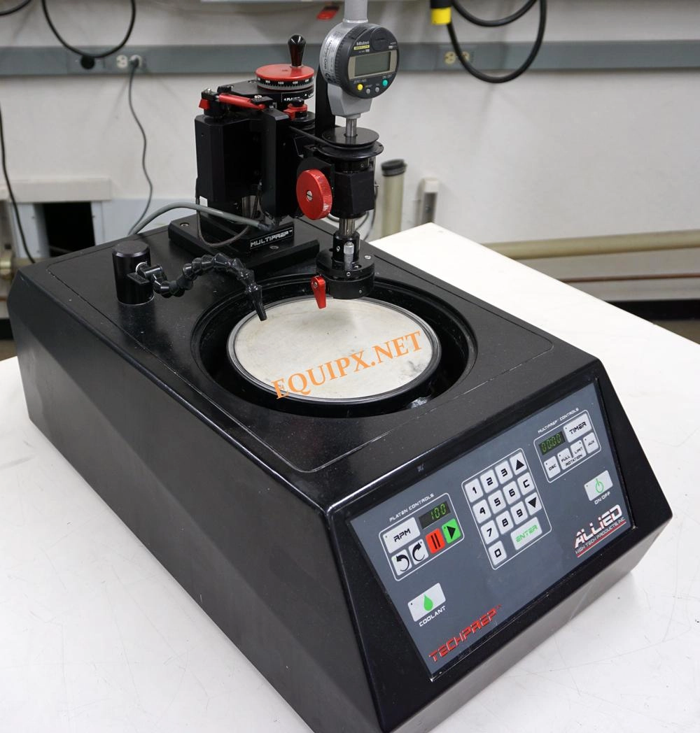 Allied Multiprep polishing system with O-Ring drive, 200mm platten and accessories (3835)