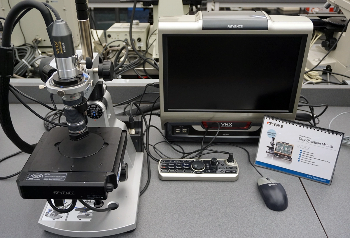 Keyence VHX-2000E digital microscope with motorized xy stage (3837)
