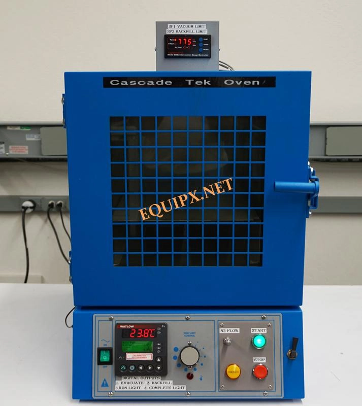 Cascade Tek TVO-2 vacuum oven with auto-pumpdown, Watlow F4 process controller, digital vacuum gauge (3923)