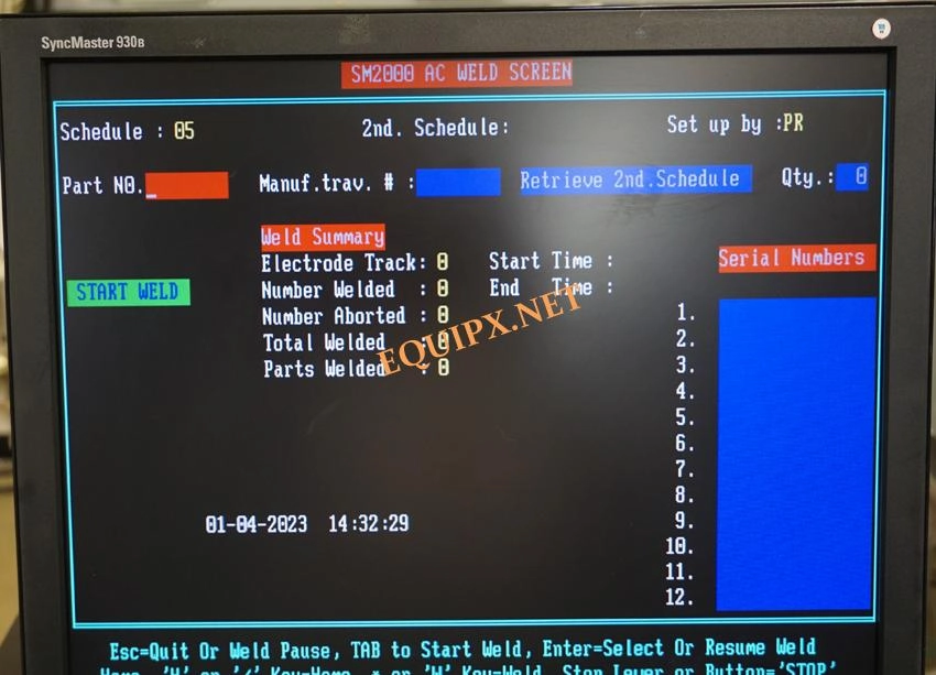Unitek Benchmark System 2000 parallel seam sealer, glovebox, vacuum