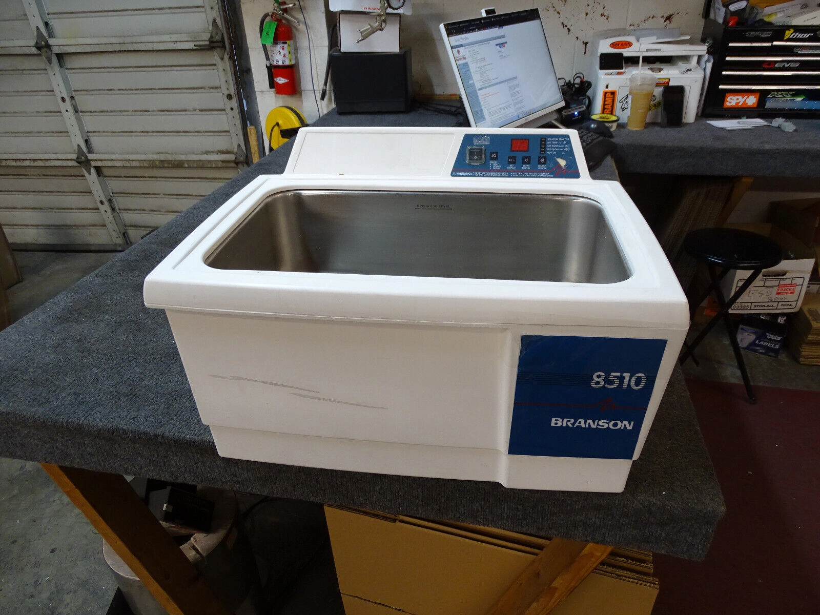 BRANSON 8510R-DTH Ultrasonic Cleaner DOES NOT TURN