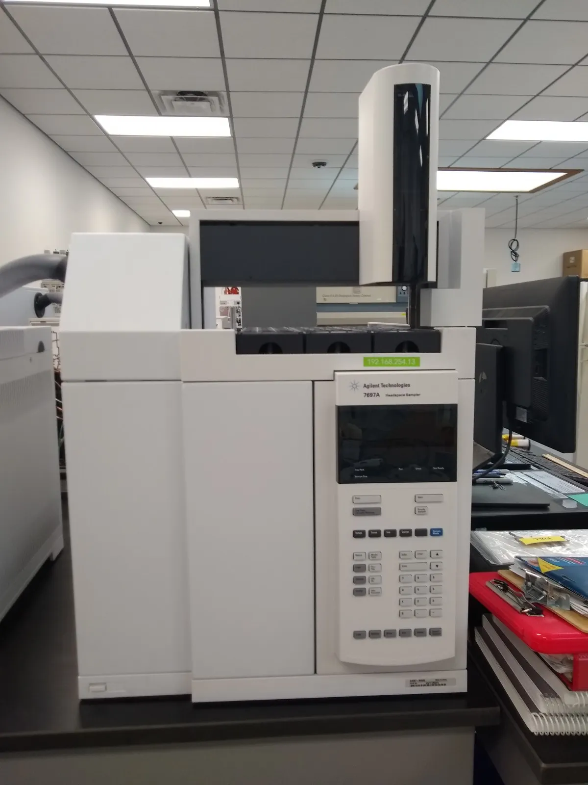 Agilent 7890 GC + headspace + MS system	