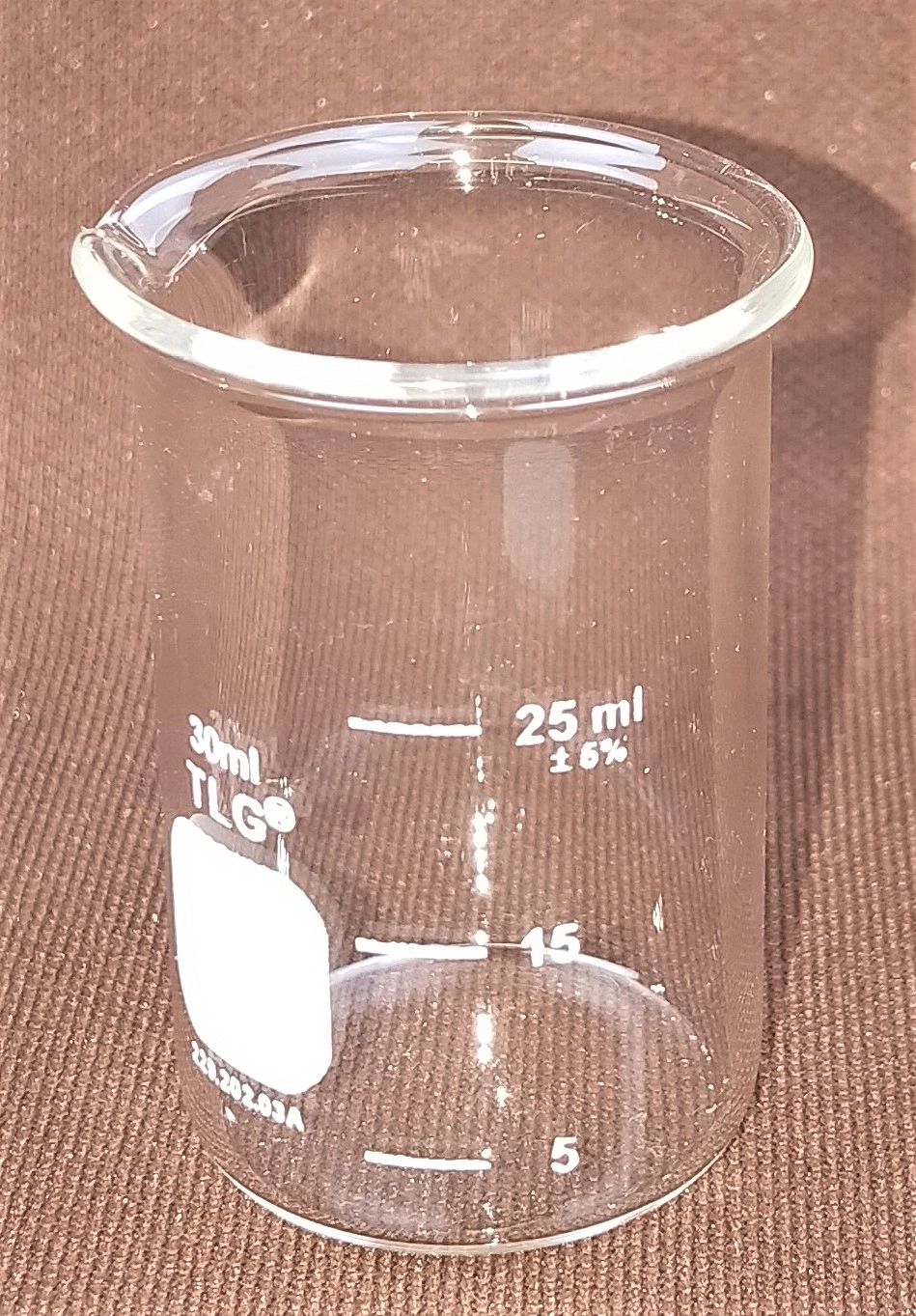 TLG 229.202.03A Griffin Low Form Beaker - 30mL