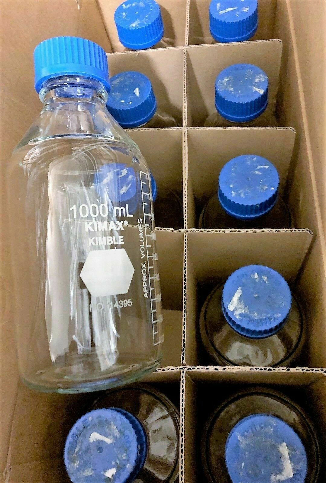 Used Corning PYREX 1368-160 Milk Dilution Bottle - 160mL for Sale
