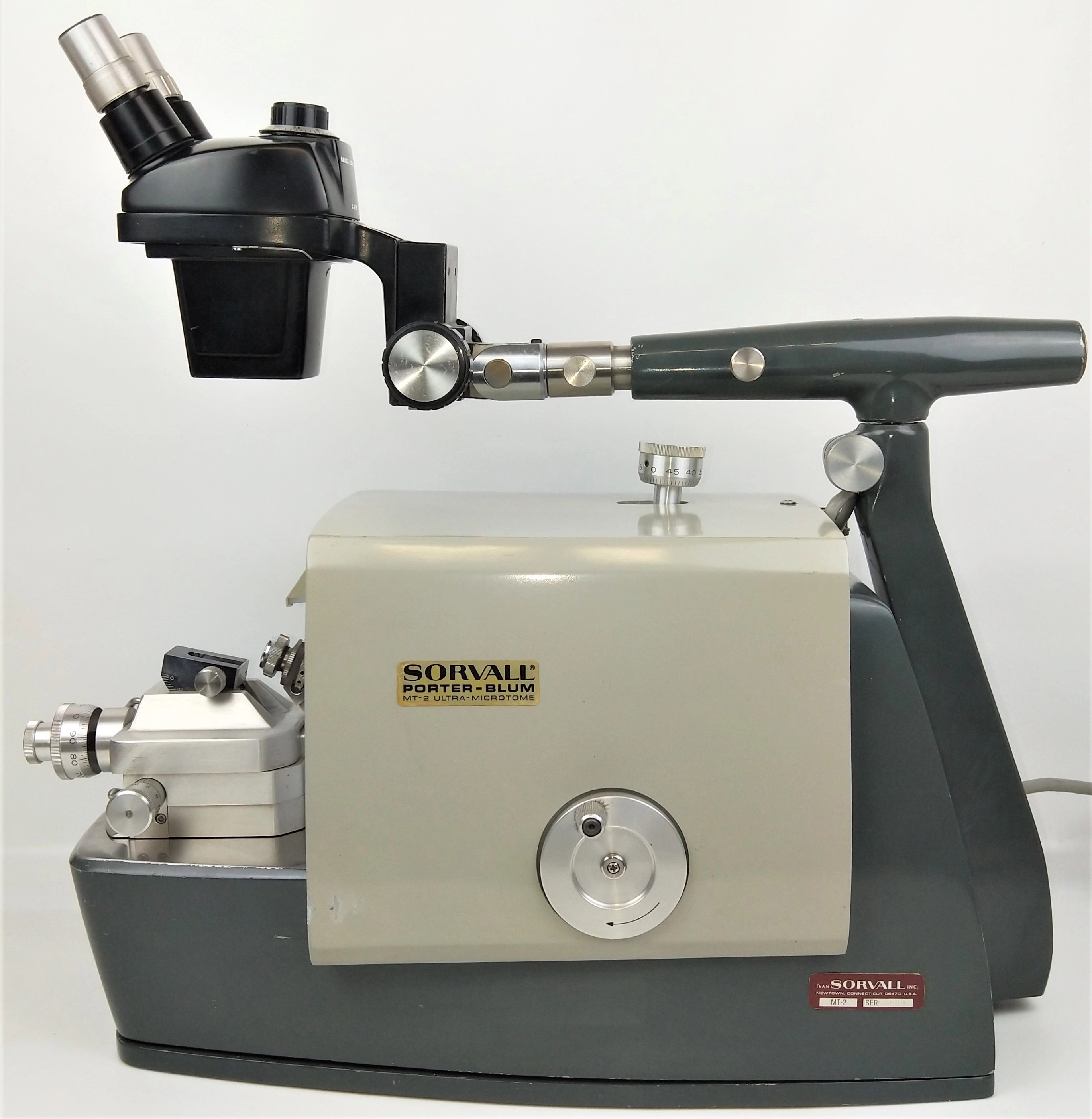 Sorvall "Porter-Blum" MT-2 Ultra Microtome with Bausch and Lomb Microscope Head - REDUCED!