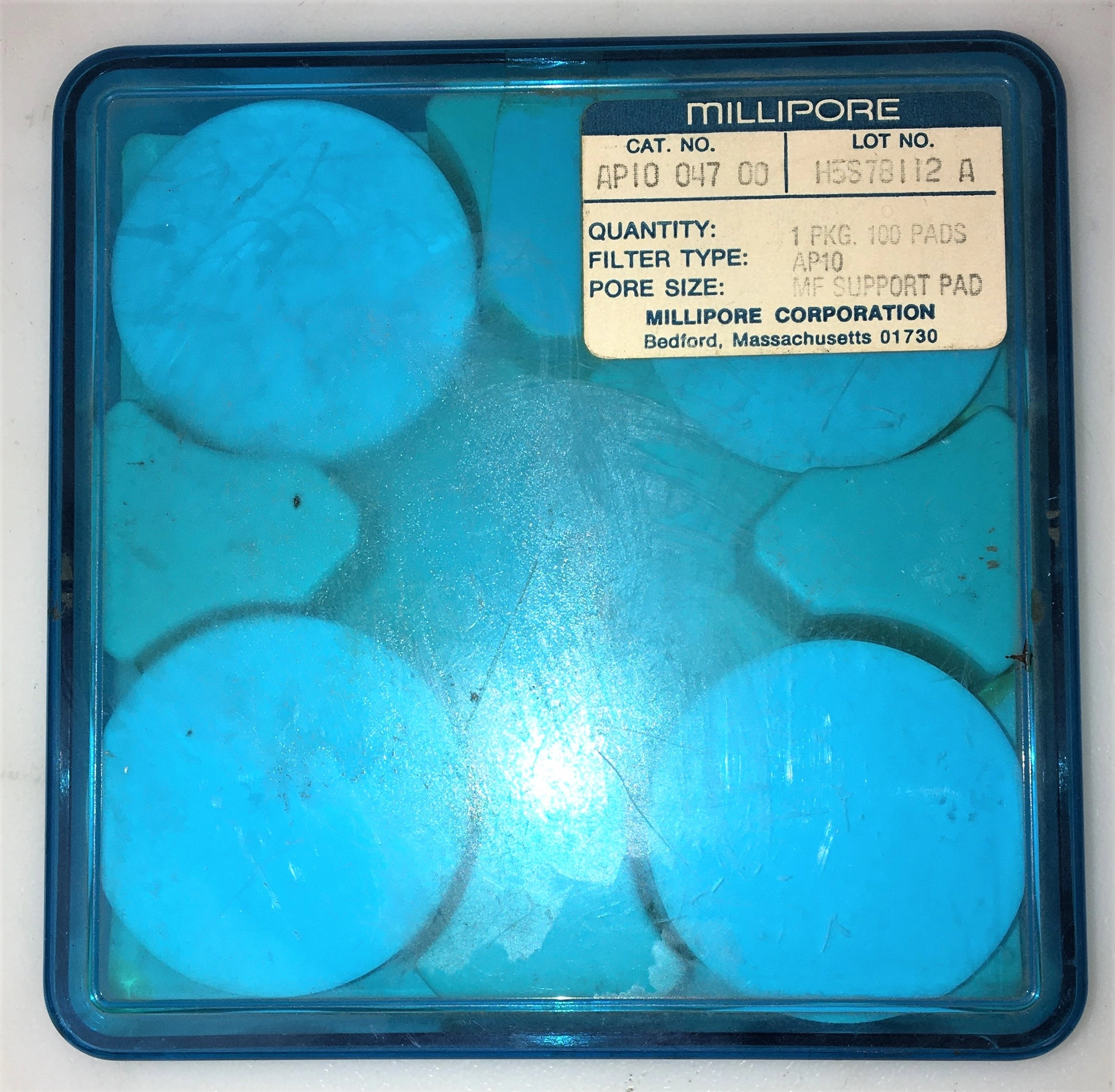 Millipore AP10-04700 Cellulose Support Pads - 47mm (Pack of 100)