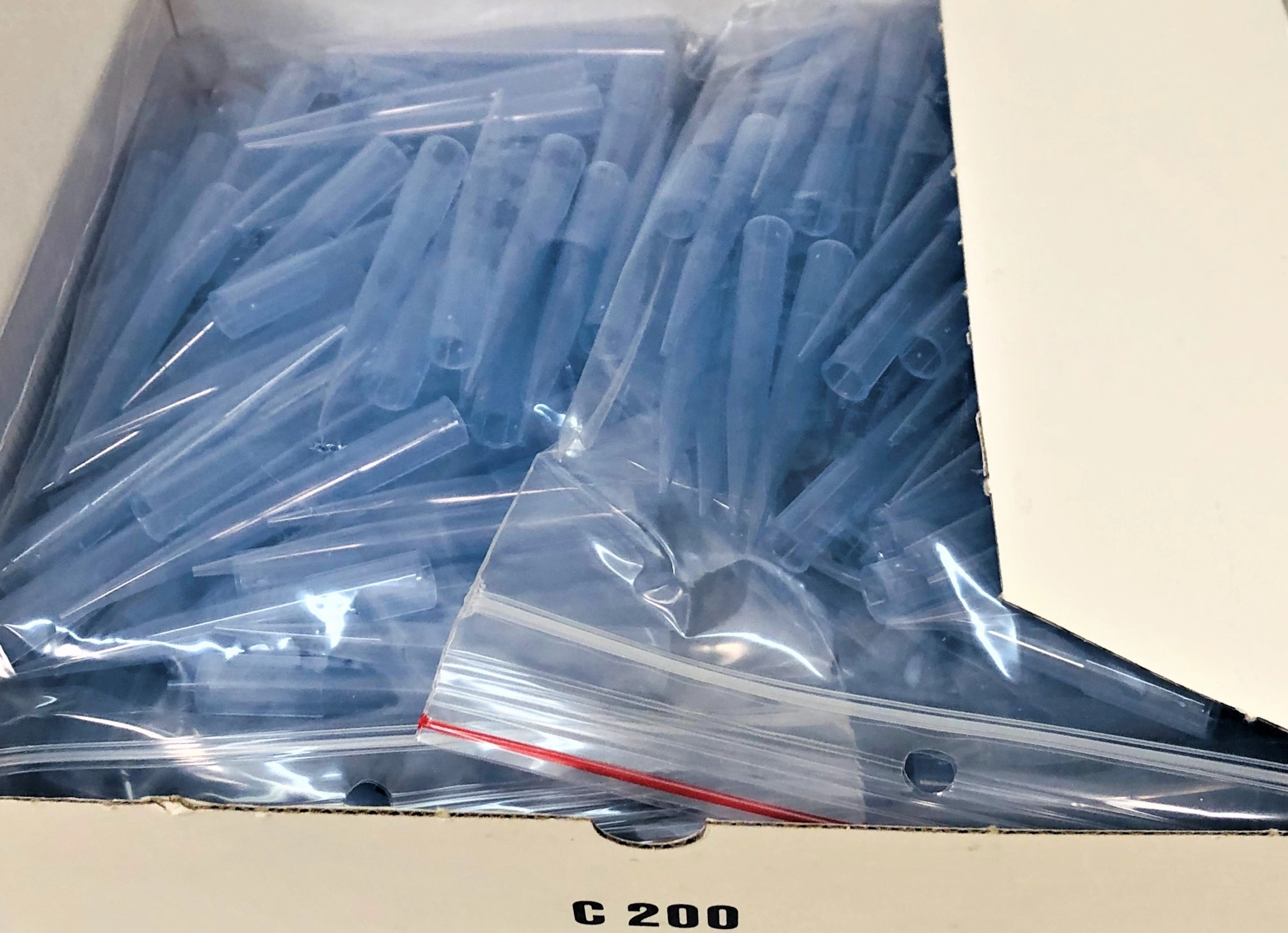 Gilson C200 Pipette Tips - 2 to 200 &micro;L (Box of 1000 Tips)