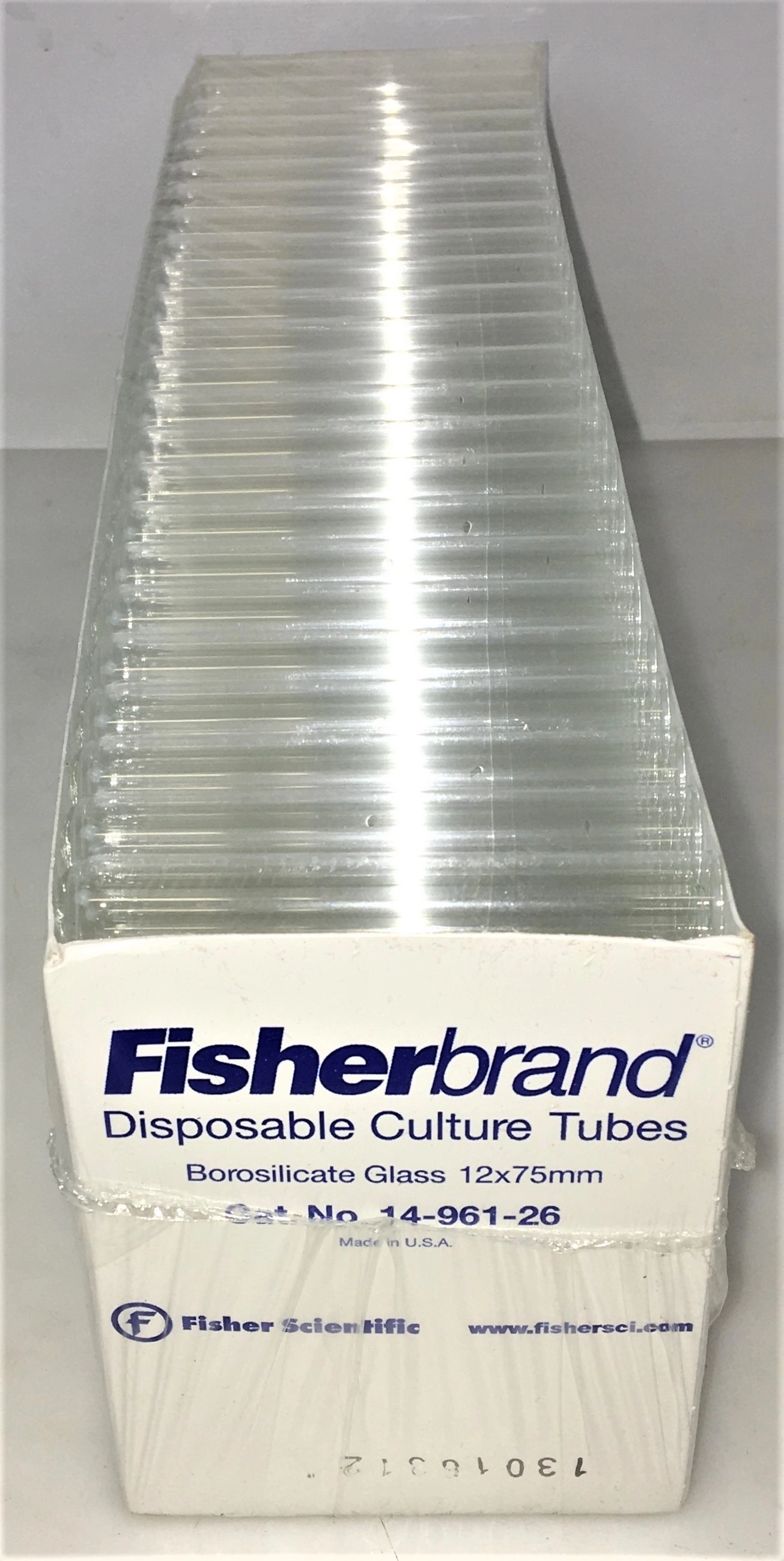 Fisherbrand 14-961-26 Disposable Culture Tube - 12 x 75mm (Box of 250)