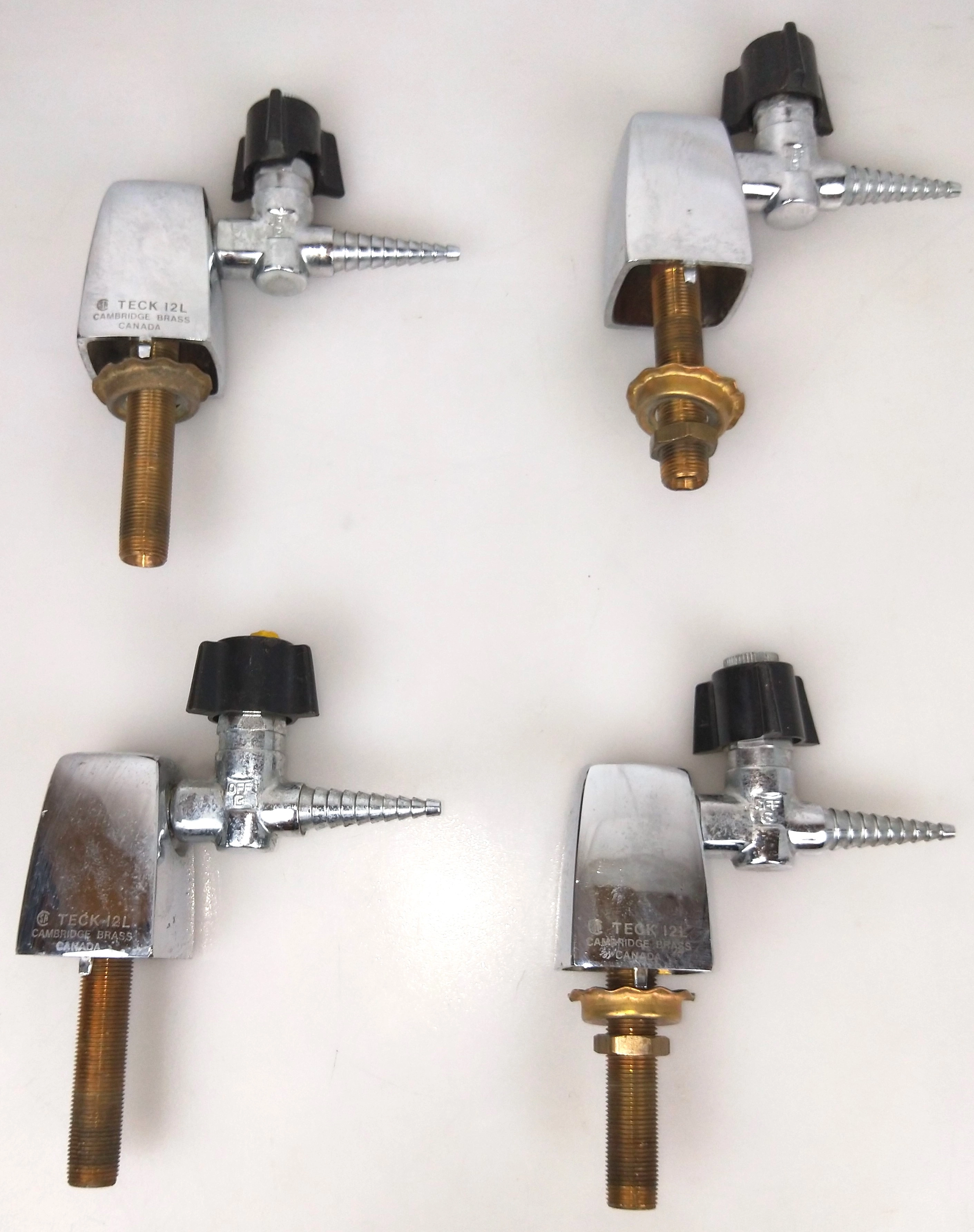 Assorted Deck-Mount Turrets and Valves for Air, Gas and Vacuum