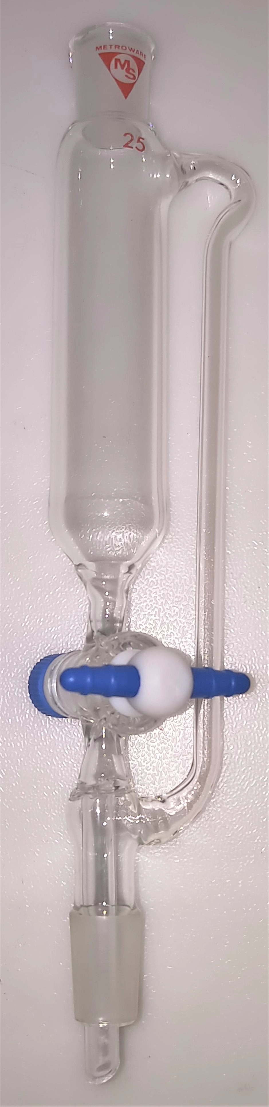 MetroWare Addition Funnel with Pressure-Equalizing Arm - 25mL
