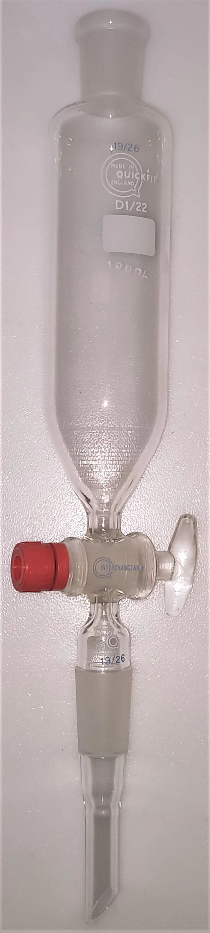 Kimble KIMAX Addition Funnel with PTFE Stopcock and 24/40 Joint