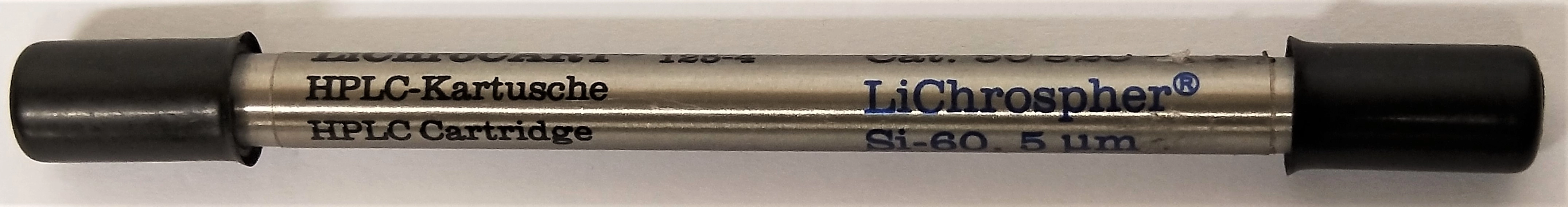 Merck LiChrospher Si-60 (LiChroCART 125-4) HPLC Cartridge - 12.5cm x 4mm x 5&micro;m