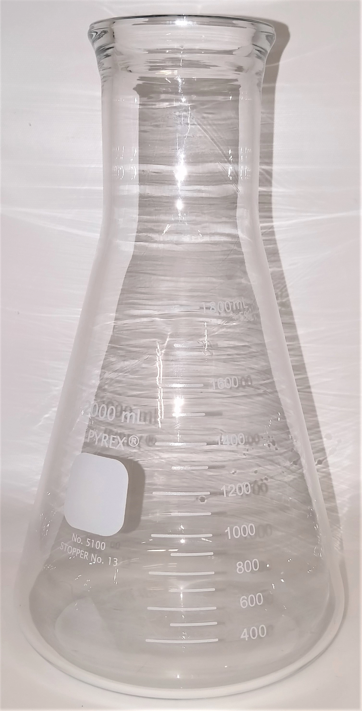 Corning PYREX 5100 / Wide-Mouth Titration Flask - 2000mL