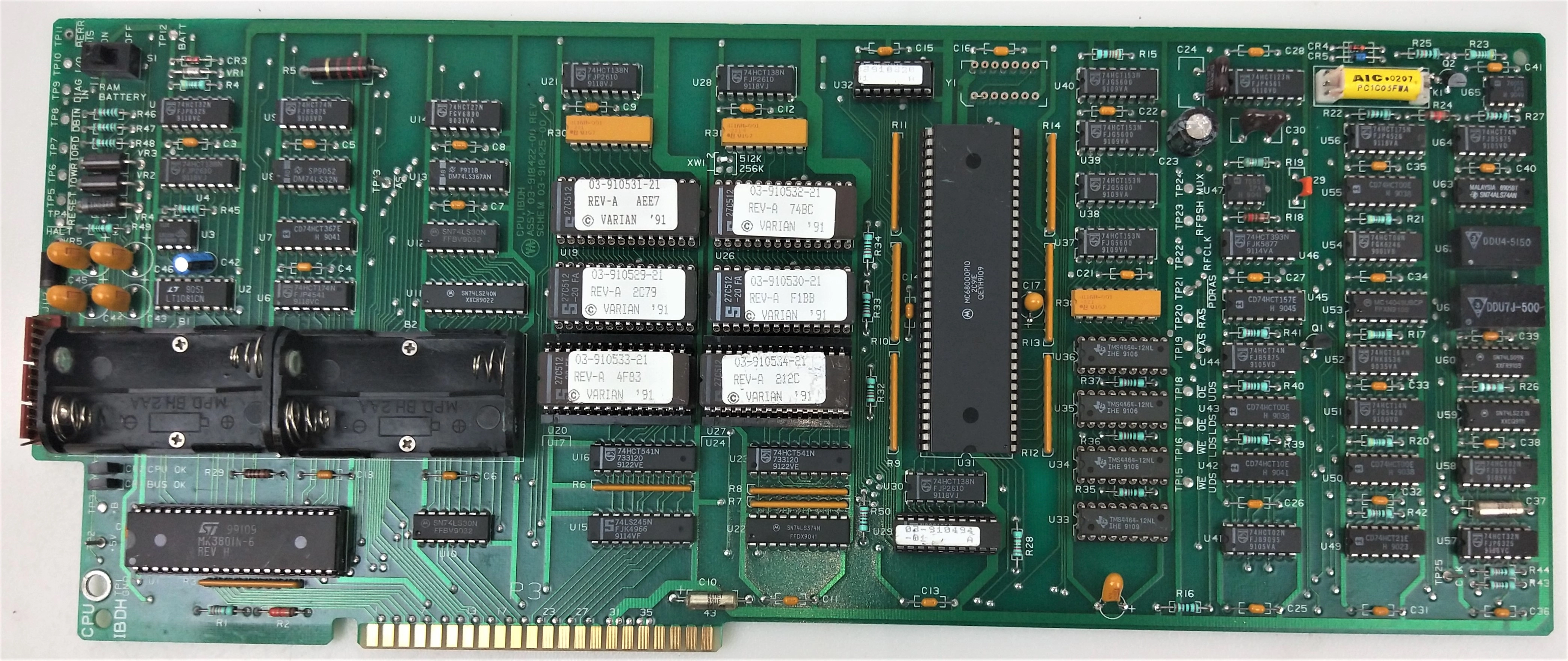 Varian 03-918422-00 CPU IBDH Motherboard for Varian Star 3400 GC