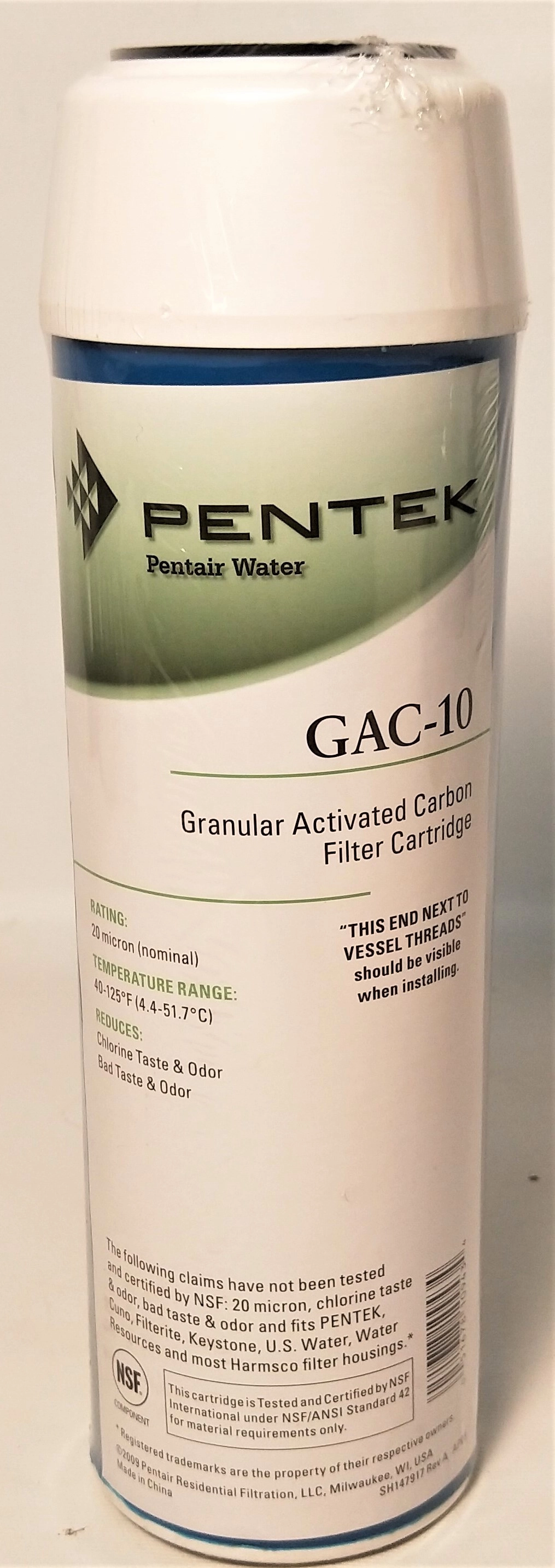 Pentek GAC-10 Activated Carbon Filter