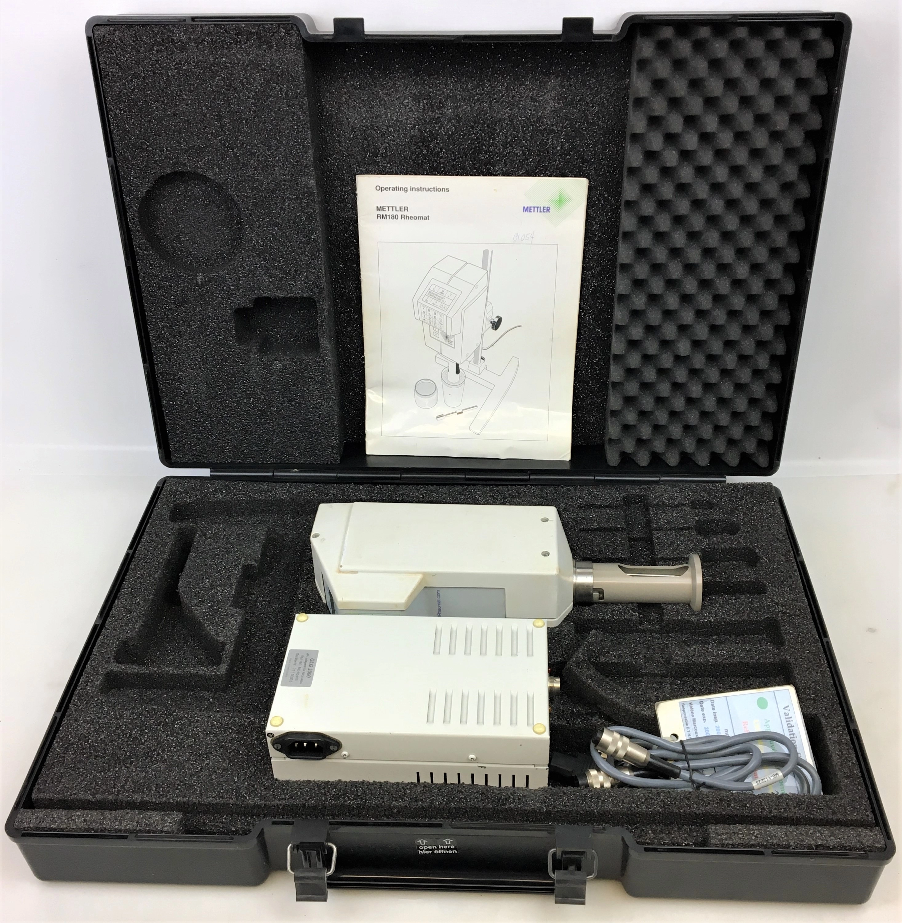 Mettler RM180 Rheomat Viscometer with LG2000 Power Supply and Case
