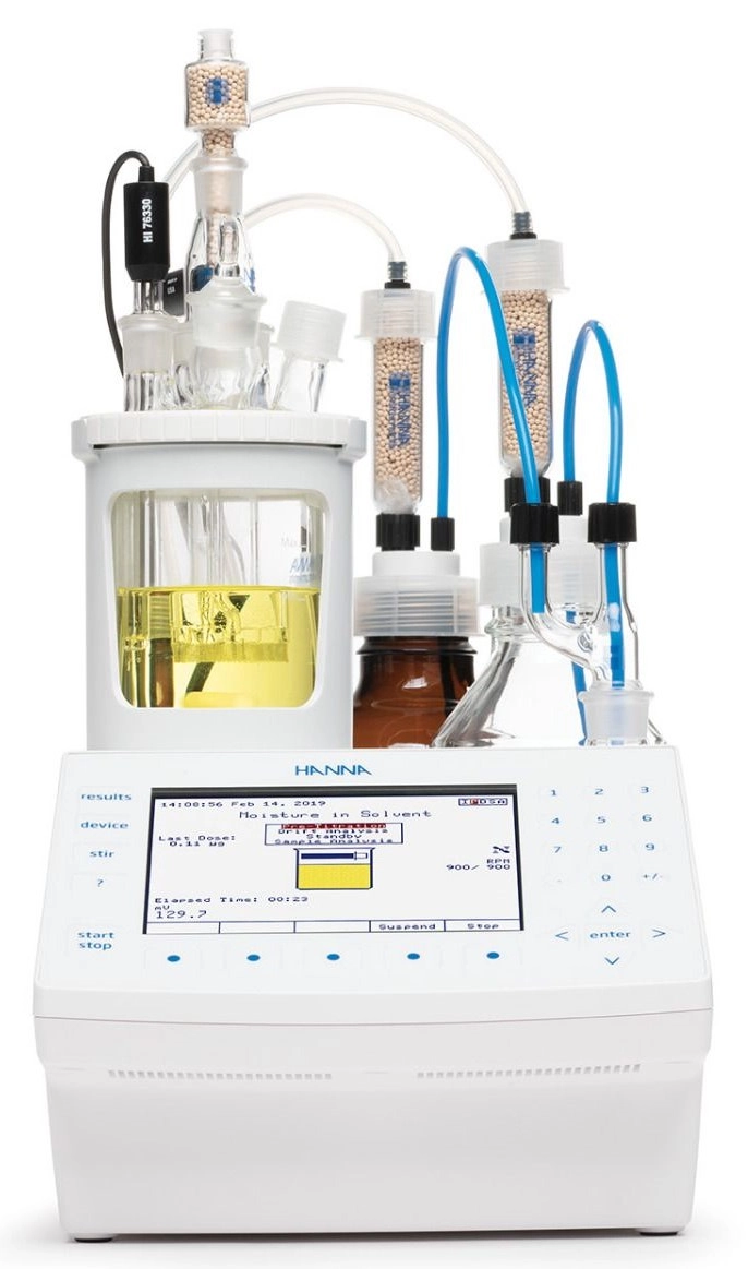 Hanna HI 934D Karl Fischer Coulometric Titrator with Diaphragm