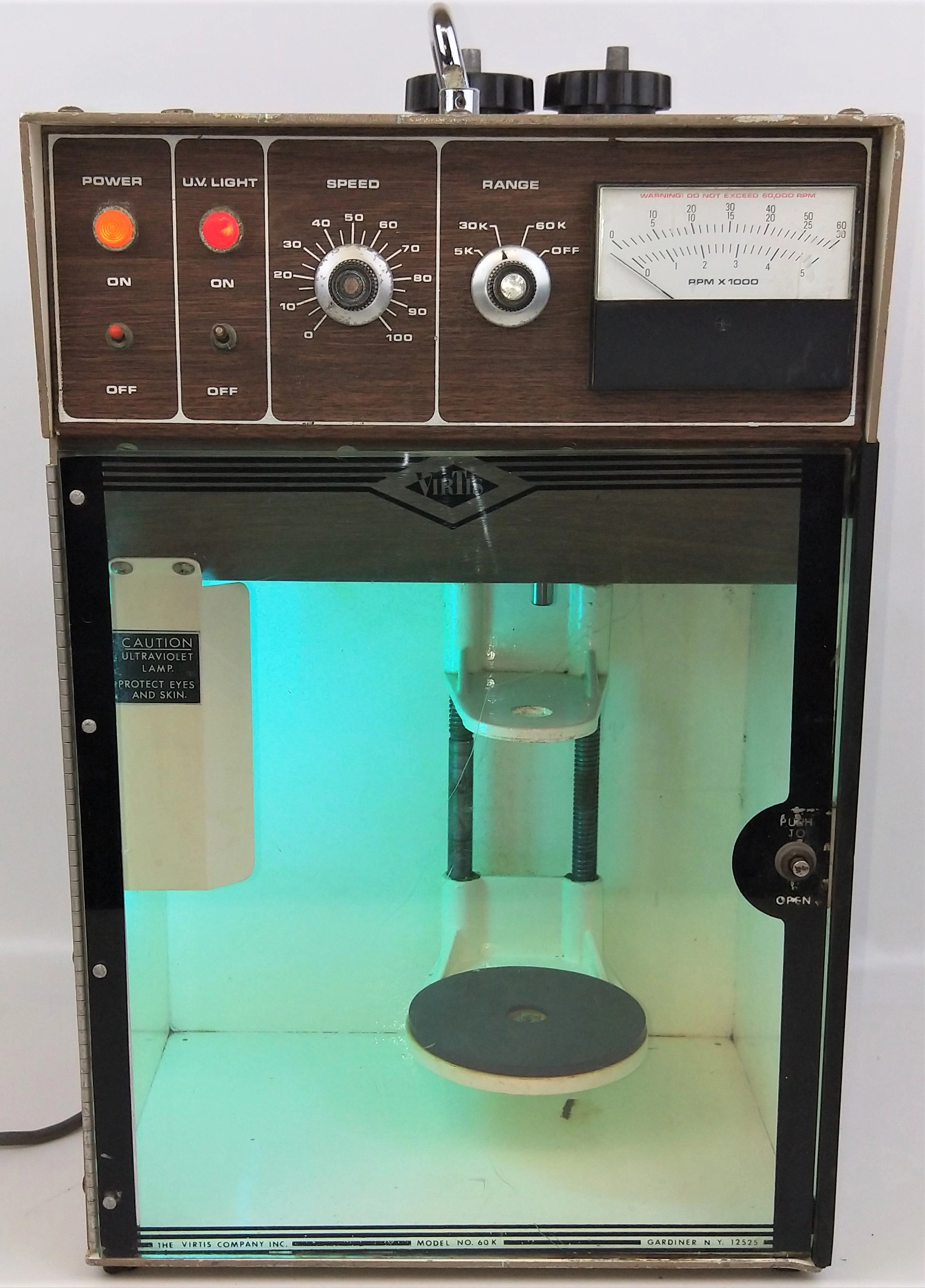 Virtis 60K (16-600) Homogenizer with UV Light