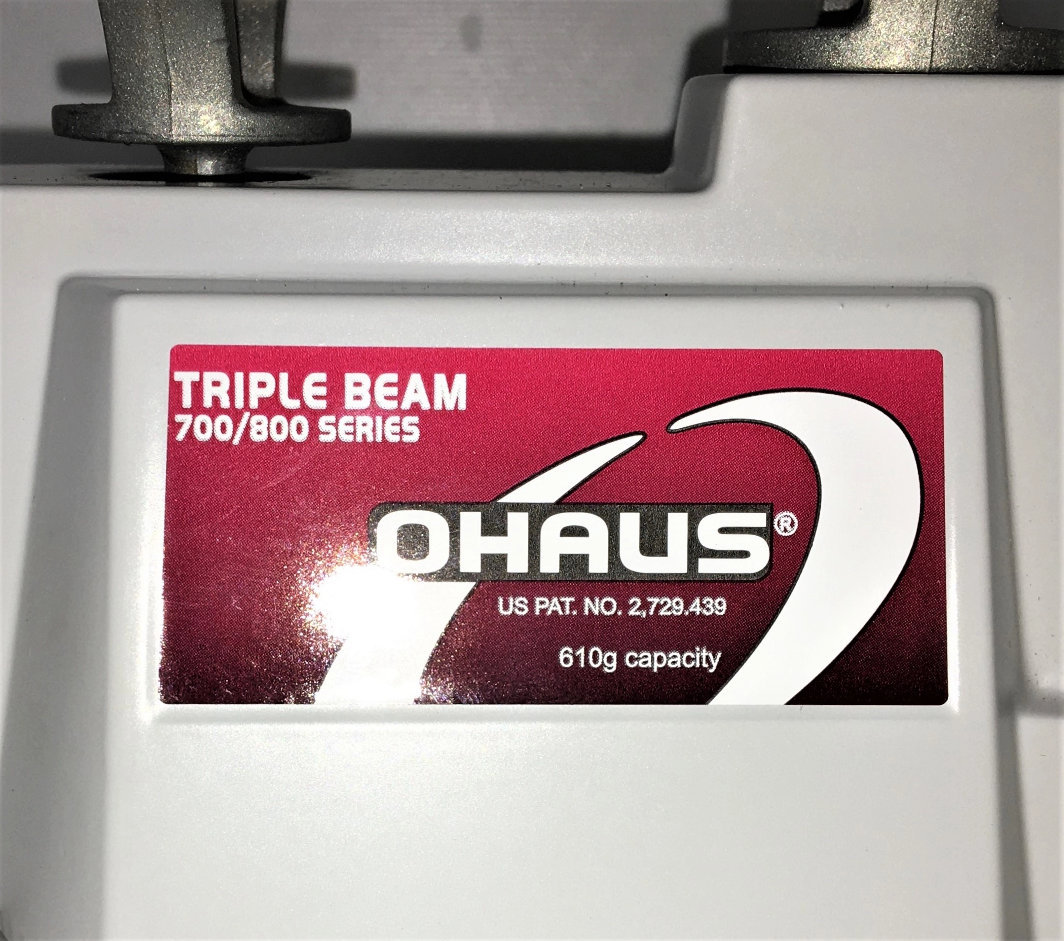 Used Ohaus 700/800 Series Triple Beam Balance - 610g x 0.1g for Sale at  Chemistry RG Consultant Inc