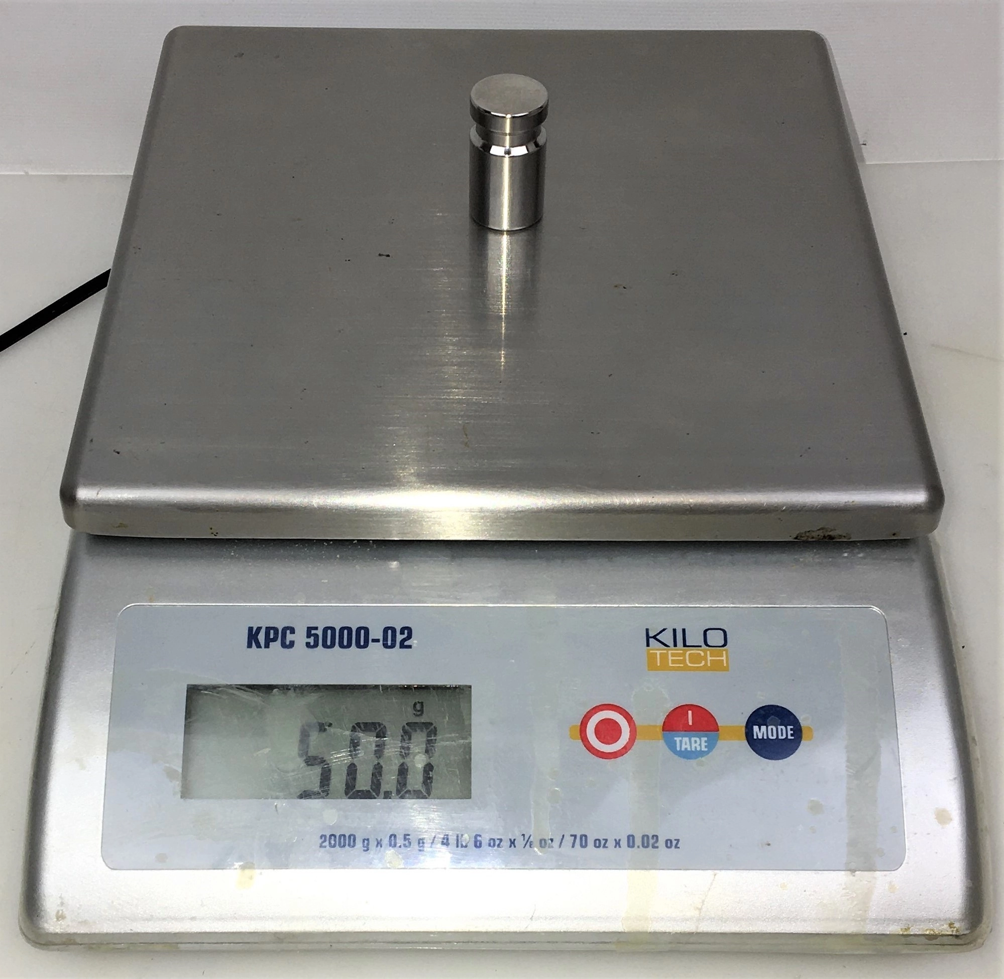 KiloTech KPC 5000-02 Top-Loading Balance (2000g x 0.5g)