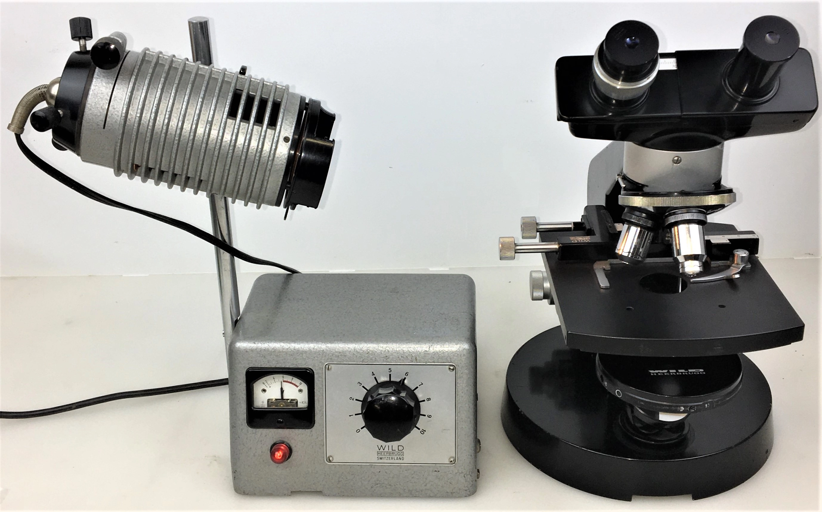 Wild M12 Binocular Phase-Contrast Microscope with Illuminator - 40X to 400X