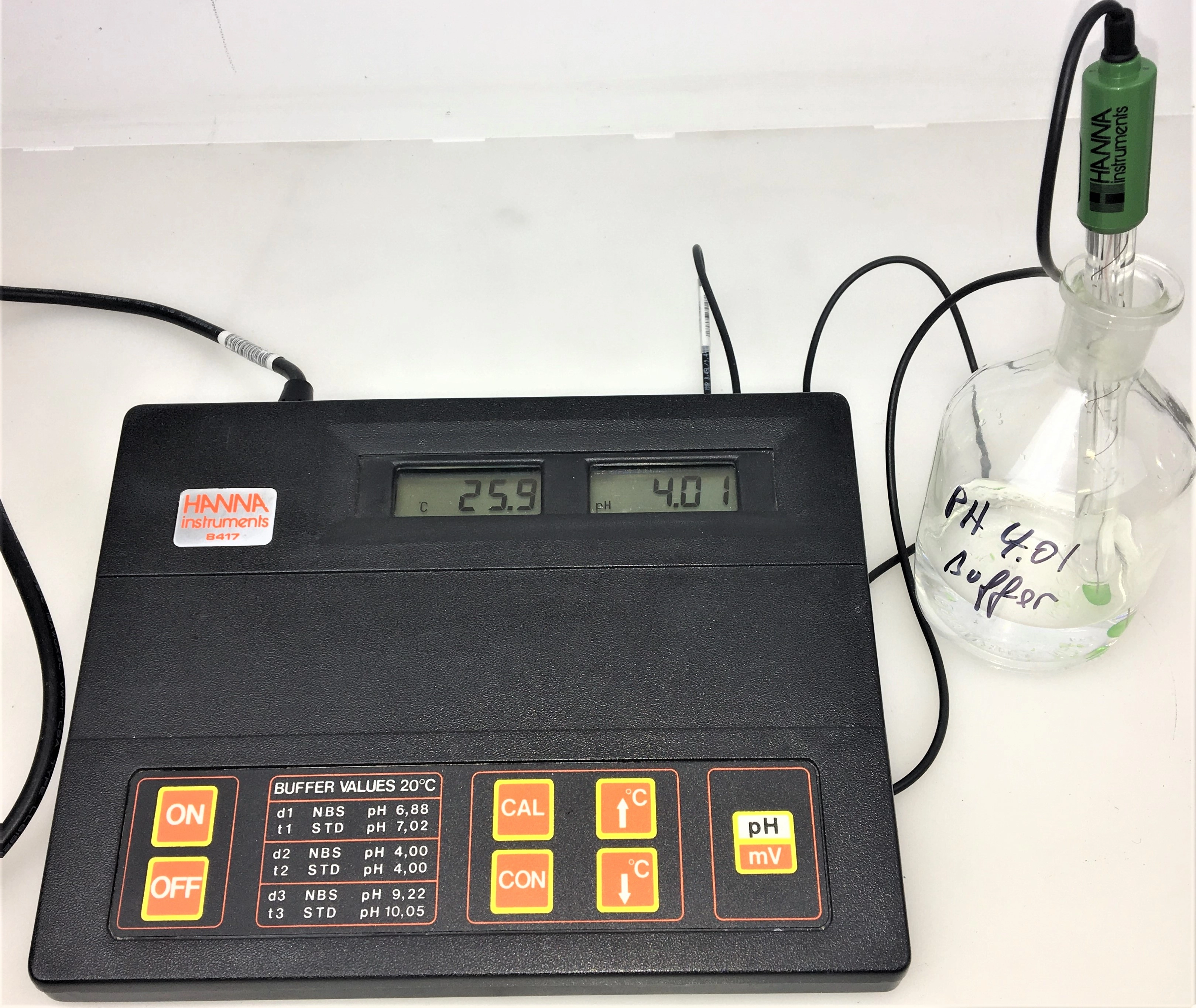 Hanna HI 8417 Benchtop pH-ISE Meter with New Electrode