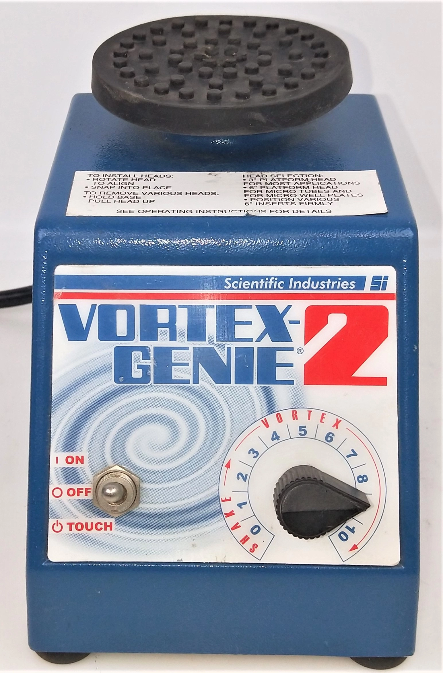 155560 - Vortex-Genie 2 with Cup and 3 Inch Platform Head