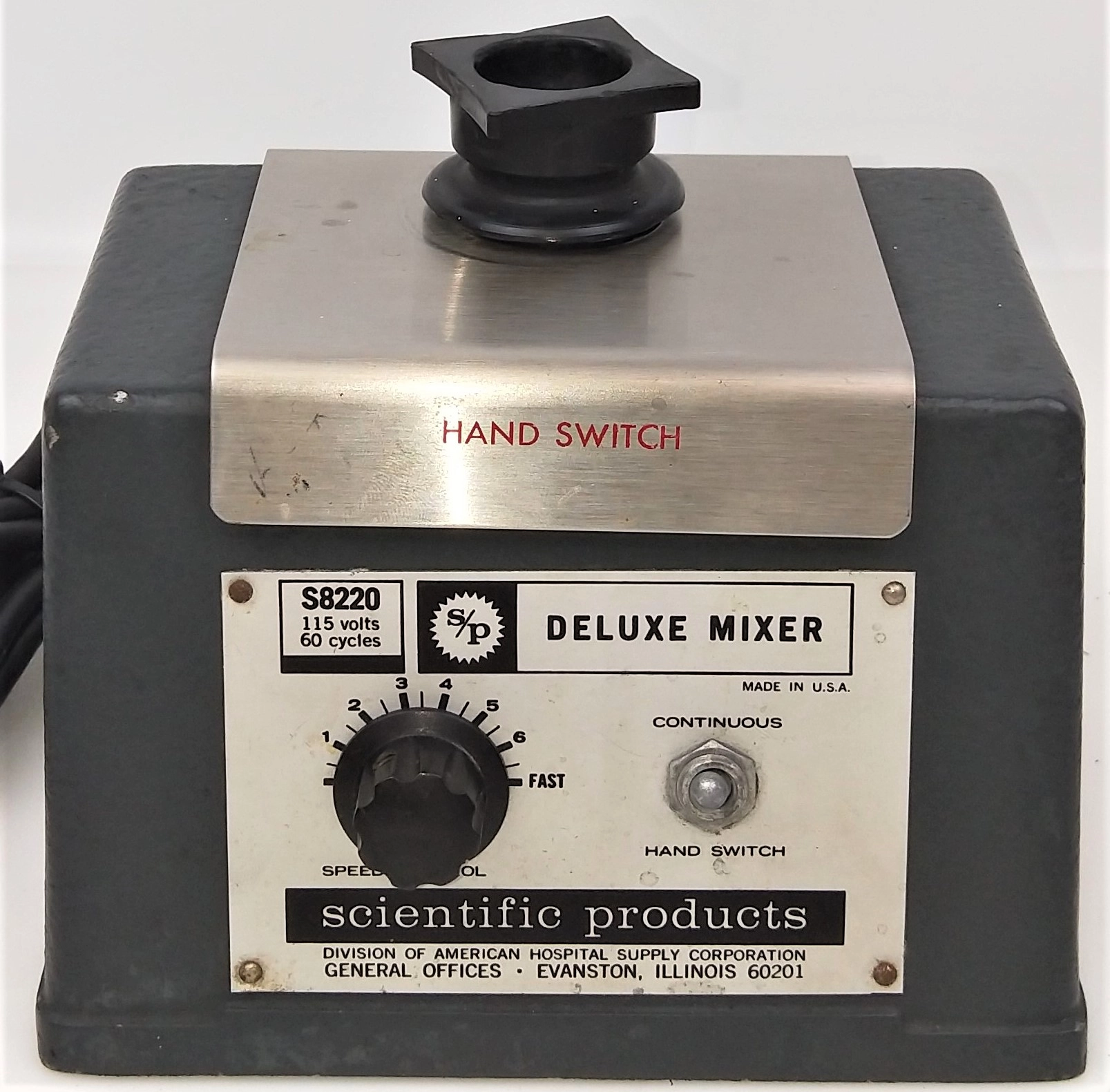 Scientific Products Deluxe S8220 Vortex Mixer