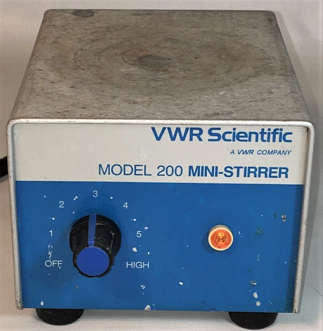 VWR 200 Mini Stirrer - 5.5" x 4" Plate