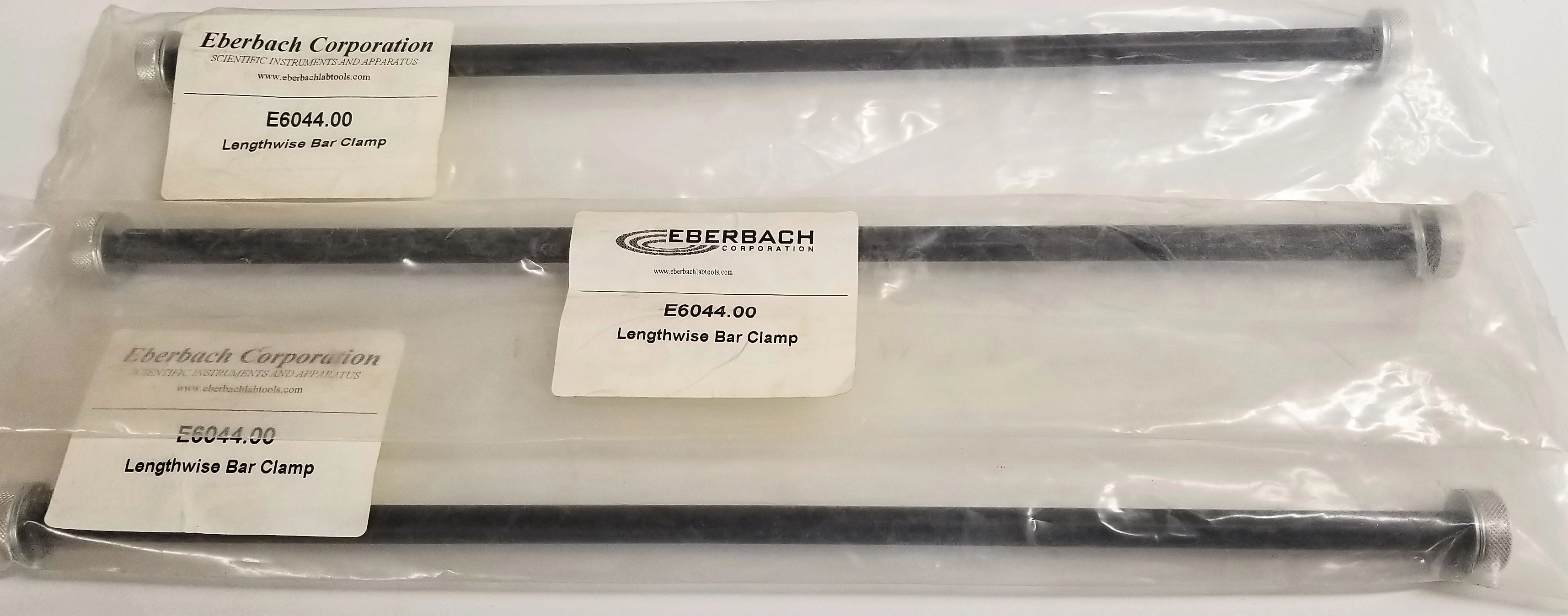 Eberbach E6044.00 Lengthwise Bar Clamps for Shaker - 19" Long