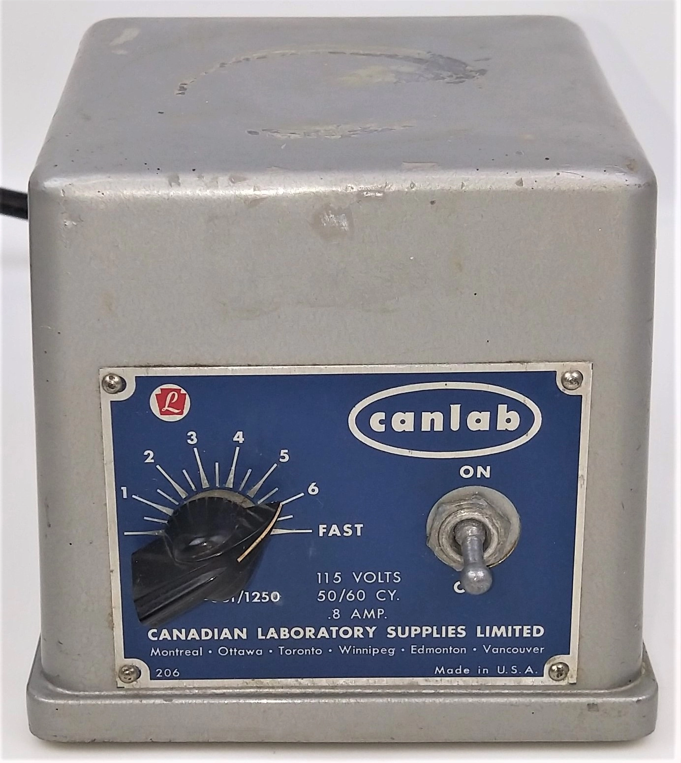 Canlab 77-8817 Magnetic Stirrer - 4.25&Prime; x 4.25&Prime; Plate