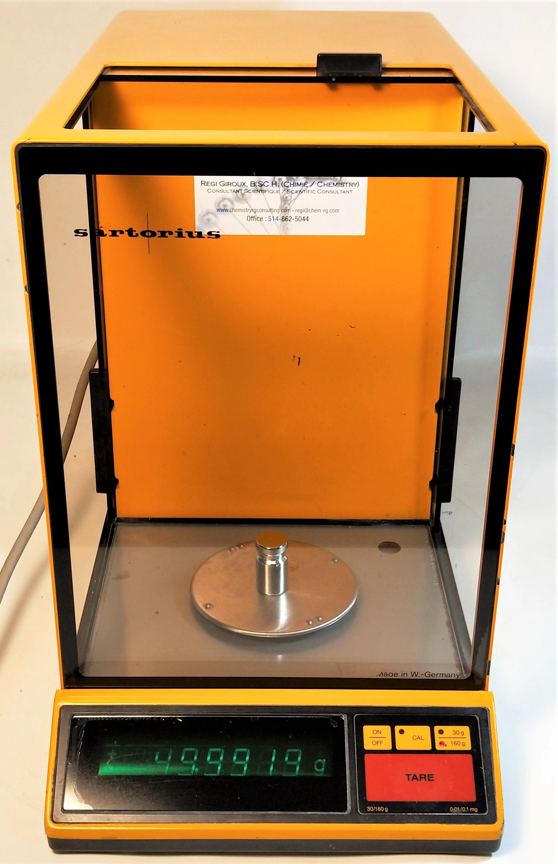 Sartorius 1712MP8 Analytical Balance (162g x 0.1mg)