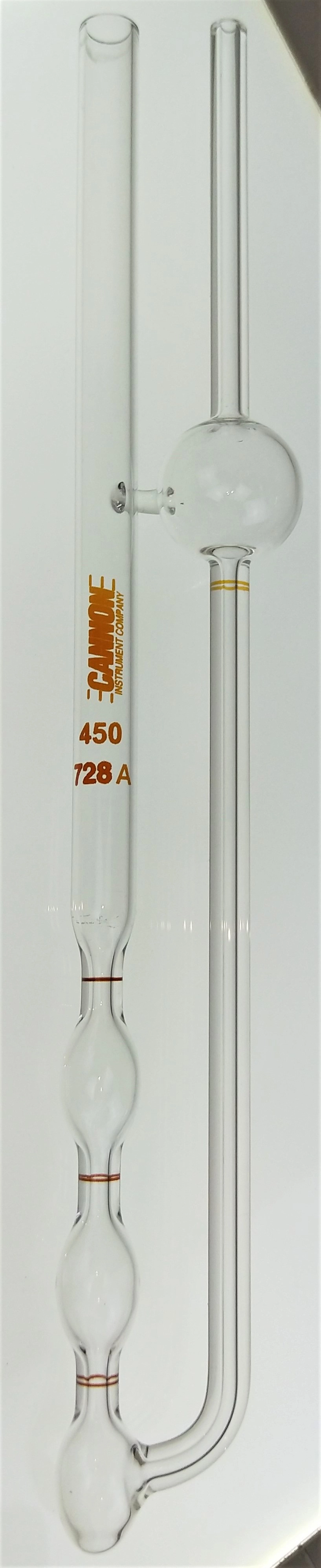 Cannon-Fenske CFOC-450 (9721-F77) Certified Opaque Viscometer Tube - Size 450