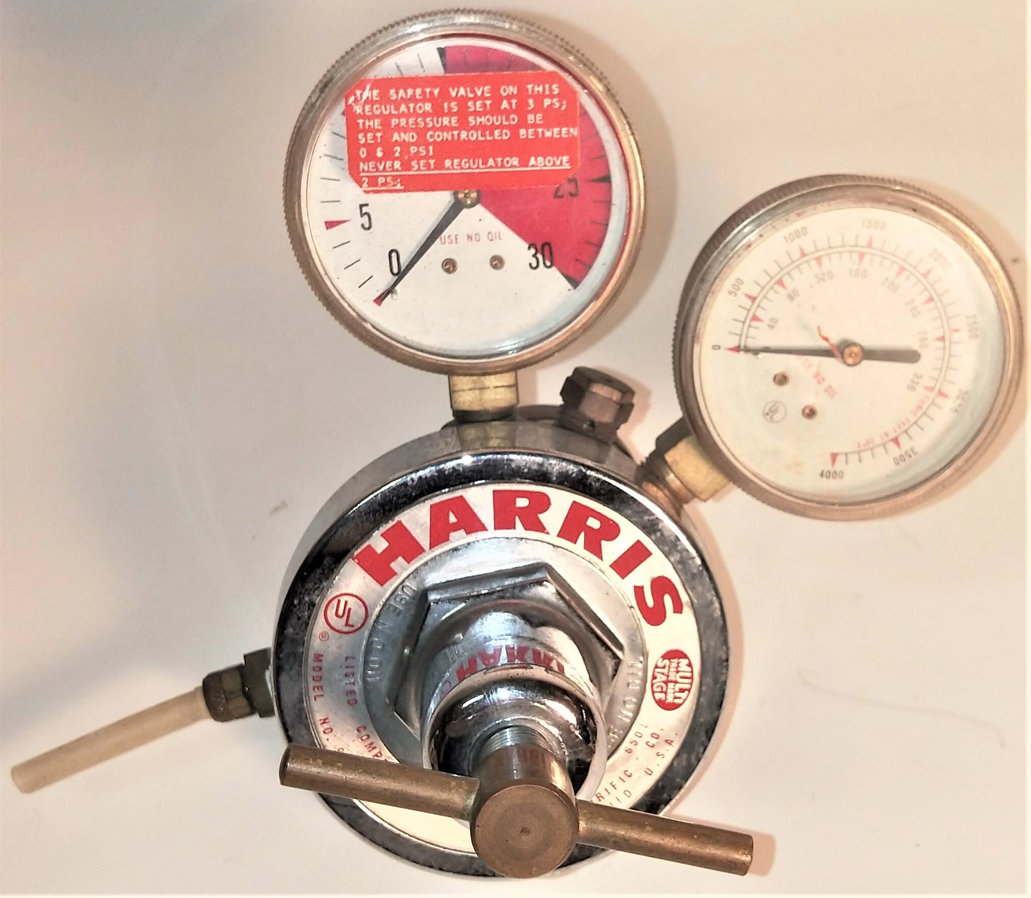 Harris 92-15 Multi-Stage Gas Regulator
