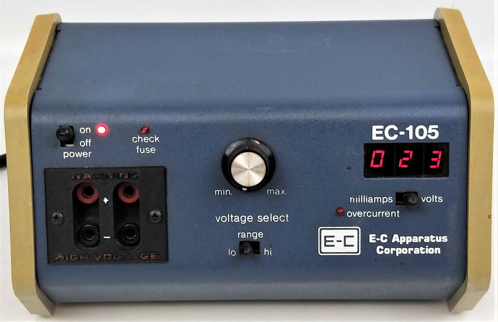 E-C Apparatus EC-105 Electrophoresis Power Supply