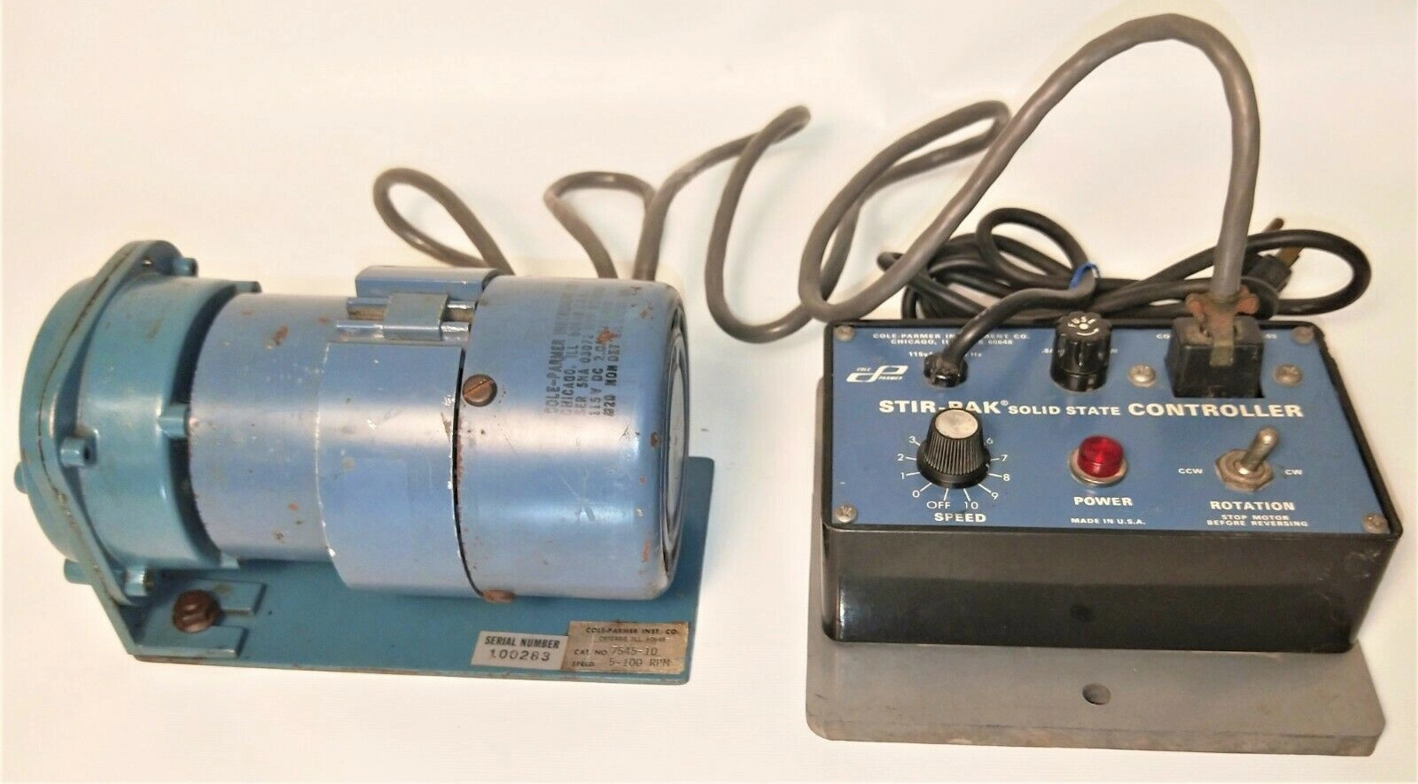 Cole-Parmer Masterflex 7545-10 Pump with 4558-03 Stir-Pak Controller
