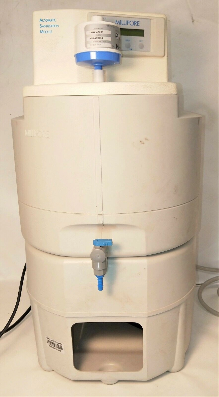 Millipore TANKPE030 Reservoir with ASM Module and Vent Filter - 30L