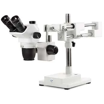Cole-Parmer MSS-400 Trinocular Stereoscope, Double-Arm Stand