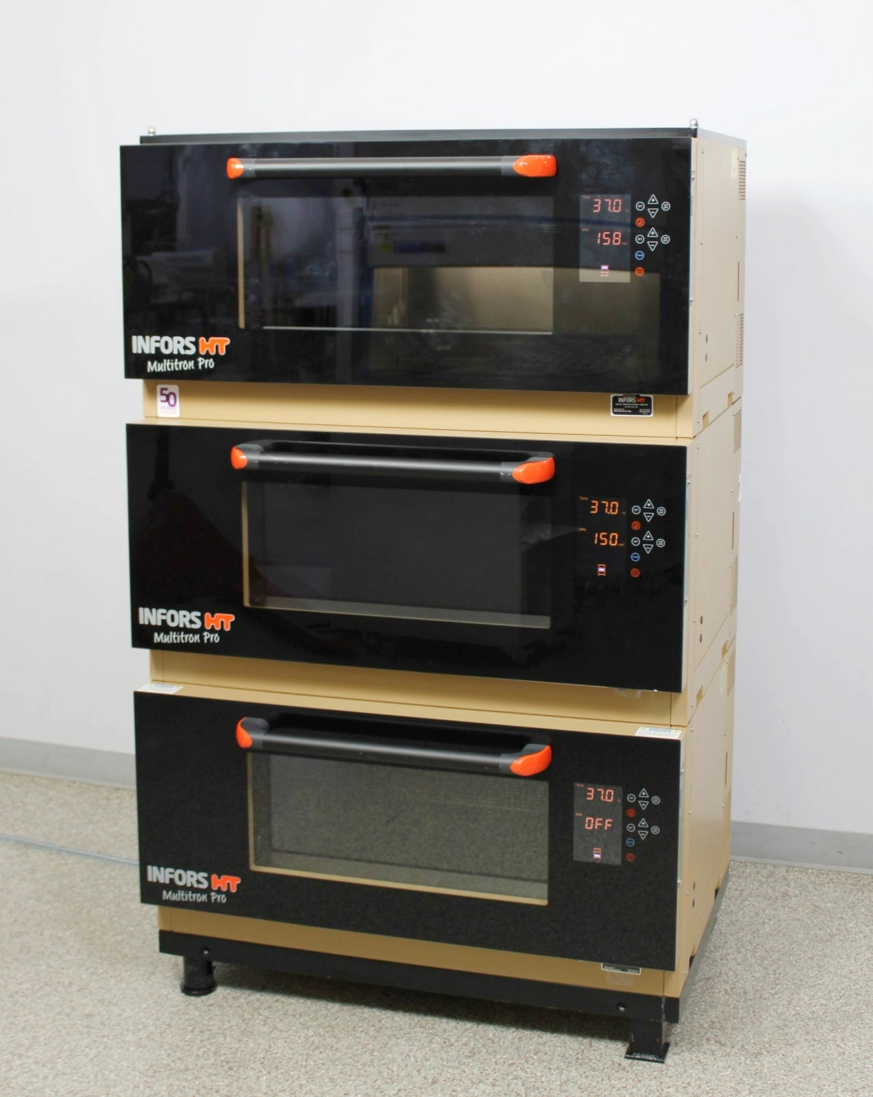 Infors HT Multitron Pro Triple Stacked CO2 Incubating Shaker w ...