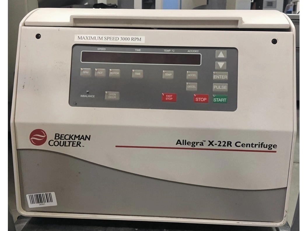 Beckman Coulter Allegra X-22R Benchtop Refrigerated/ Heated Centrifuge