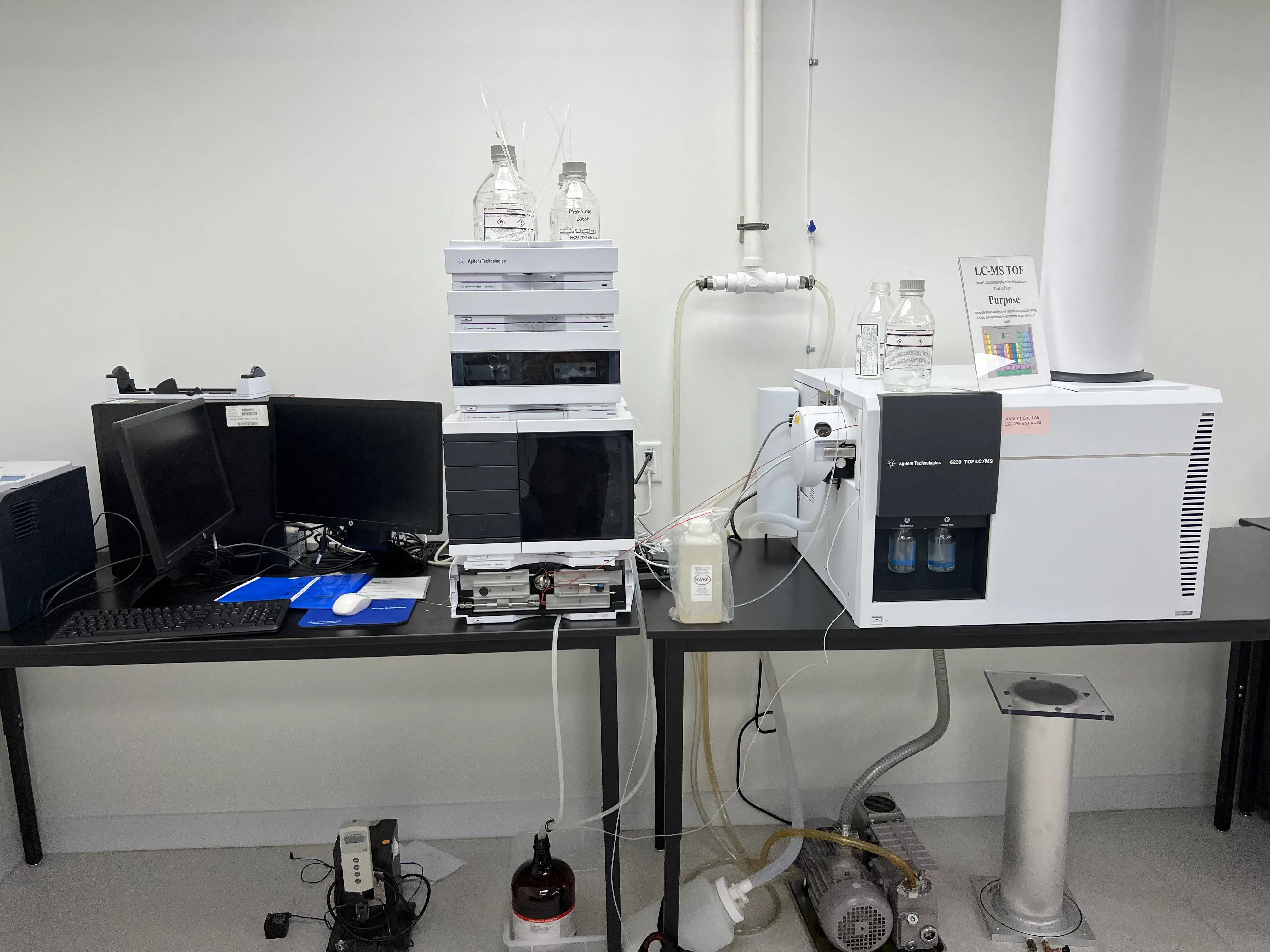 Agilent 1260 Infinity HPLC and 6230 Time-of-Flight LC/MS (LC/TOF)