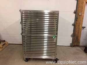 All Stainless mobile drying rack