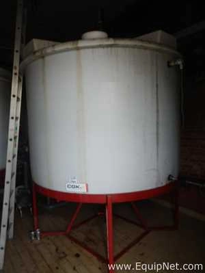5 m3 Plastic Tank On Mild Steel Frame GCK