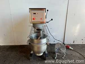 BearAR60 60Kg Planetary Mixer Variable Speed Complete with Bowl Beater and Whisk and Cart